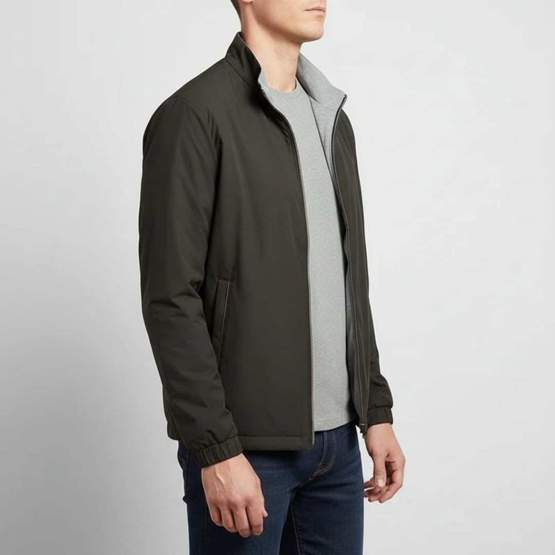 Sebastian Reversible Lightweight Jacket – Water Resistant Fleece Layer Thermal Jacket