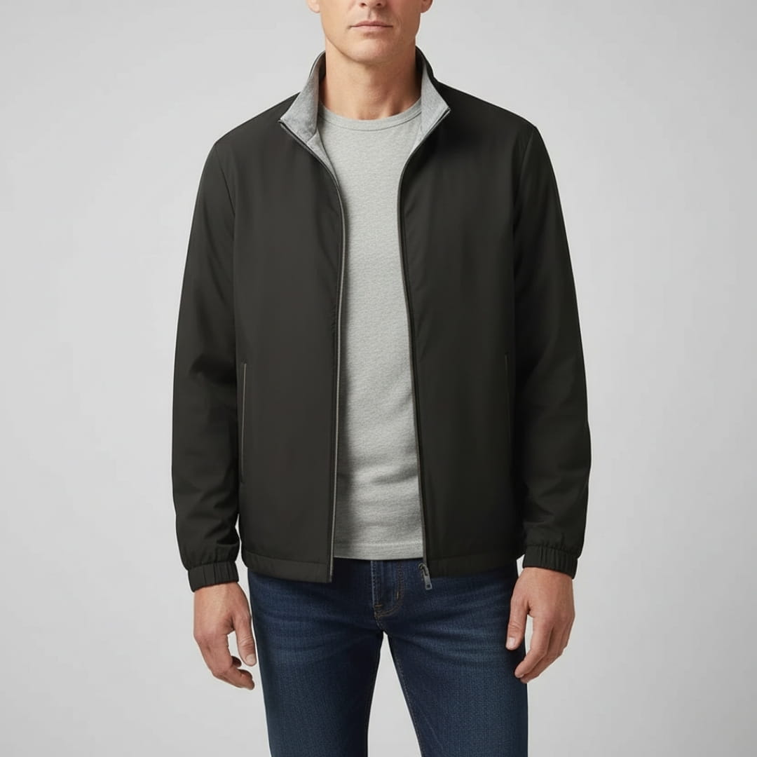 Sebastian Reversible Lightweight Jacket – Water Resistant Fleece Layer Thermal Jacket