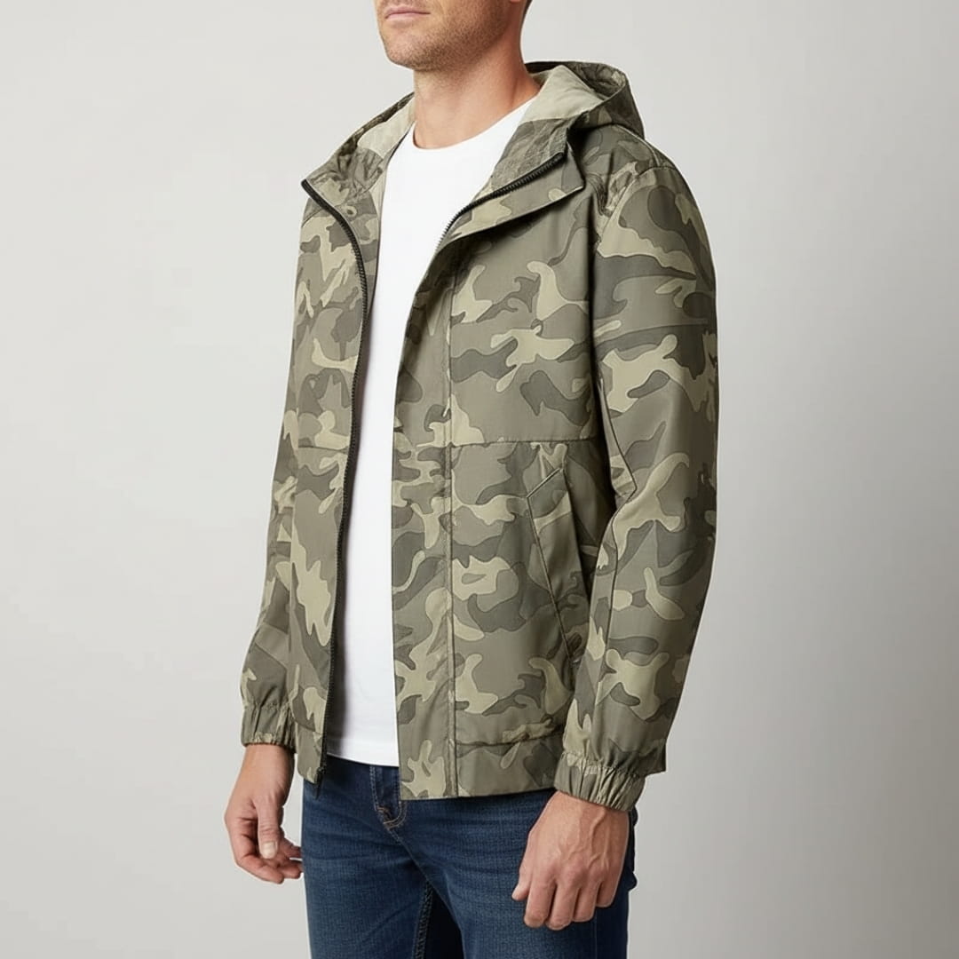 Rowan Lightweight Camo Jacket – Zip-Up Quick-Dry Jacket