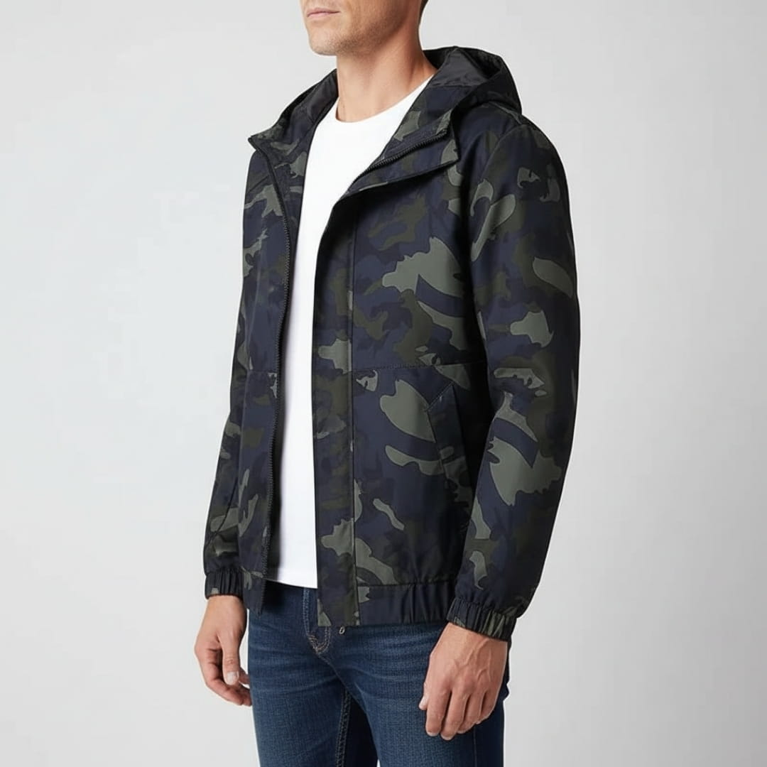Rowan Lightweight Camo Jacket – Zip-Up Quick-Dry Jacket