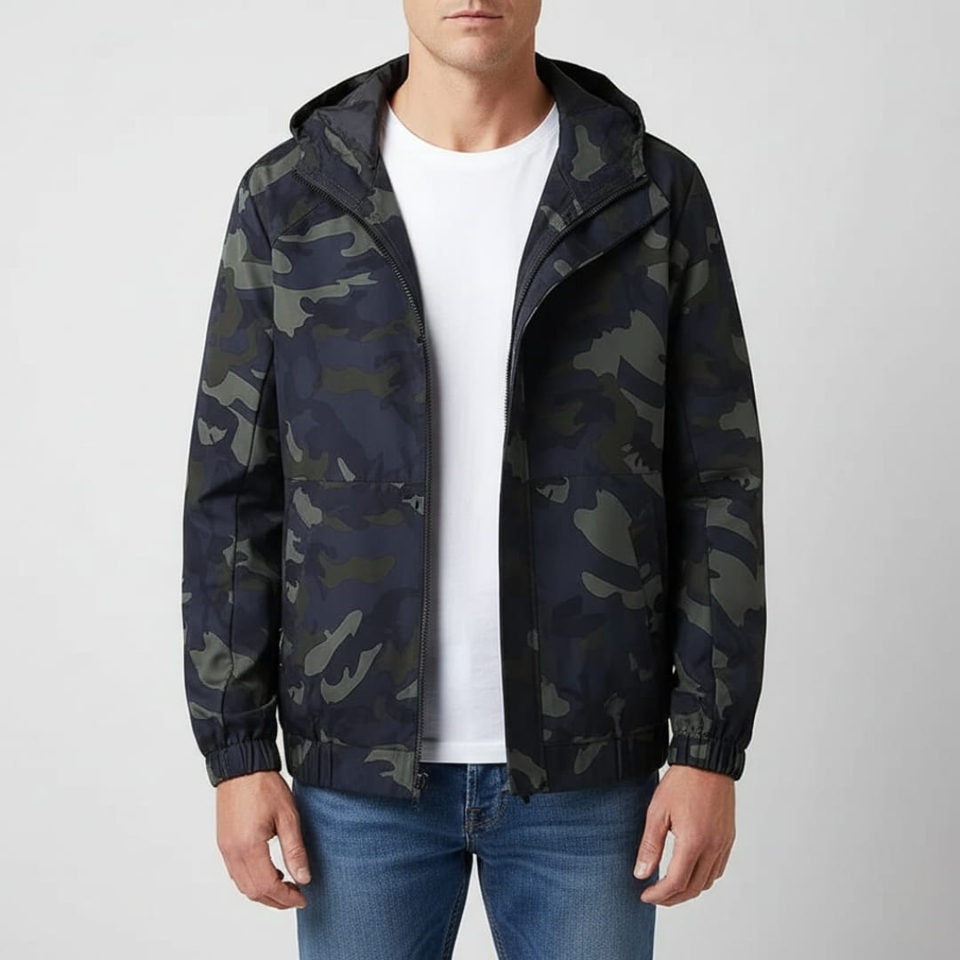 Rowan Lightweight Camo Jacket – Zip-Up Quick-Dry Jacket