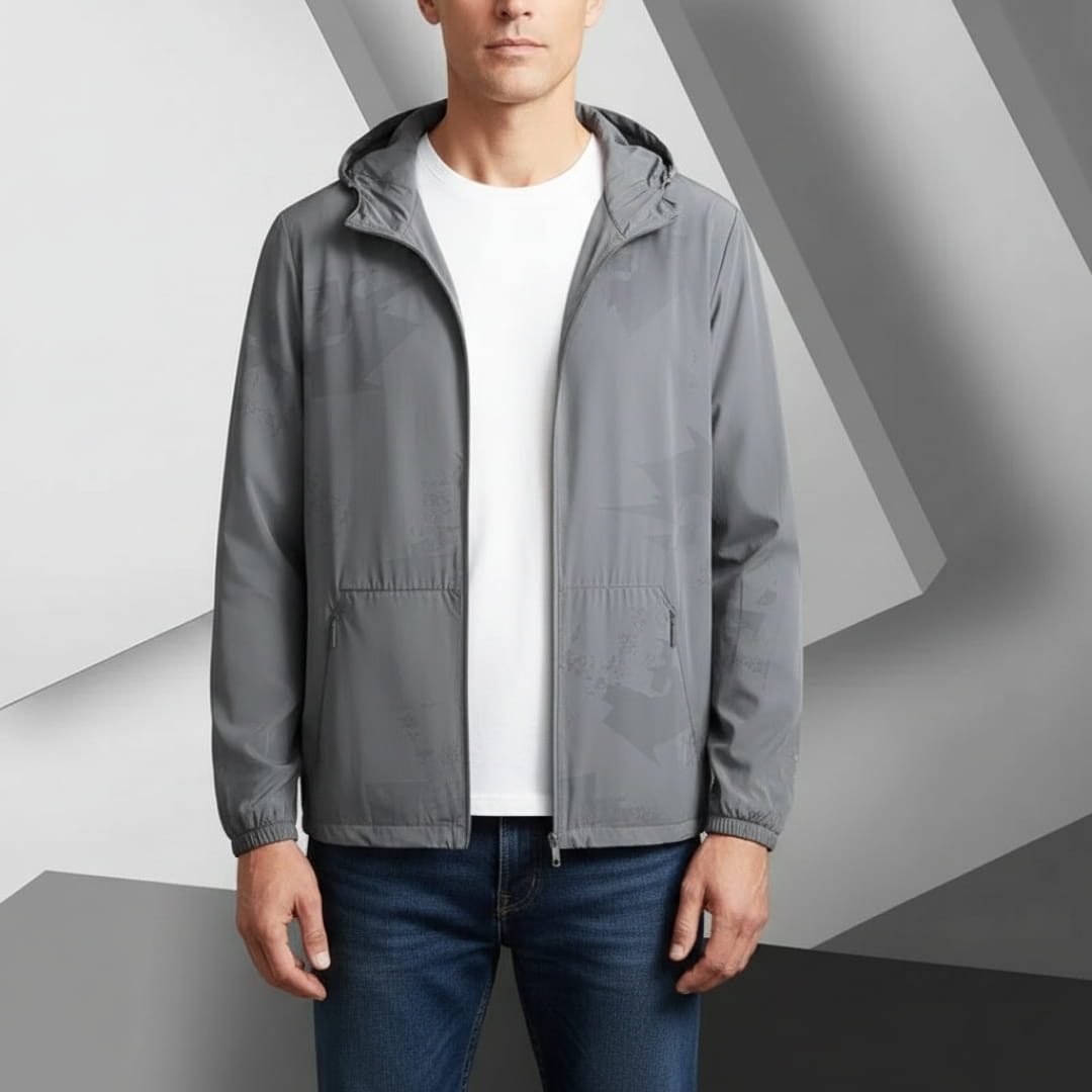 Arden Weatherproof Hooded Lightweight Jacket – Windproof Outdoor Utility Layer
