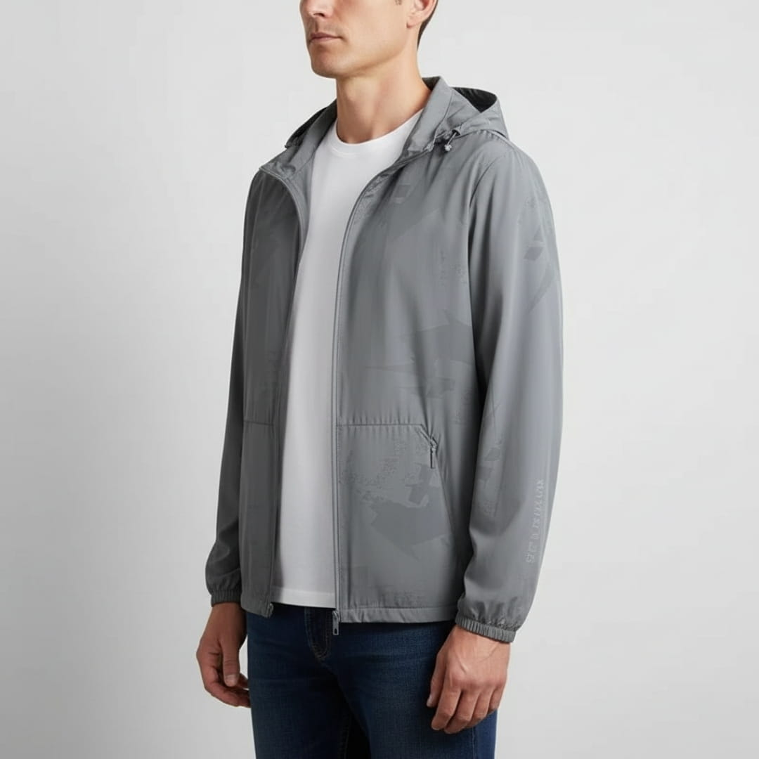 Arden Weatherproof Hooded Lightweight Jacket – Windproof Outdoor Utility Layer