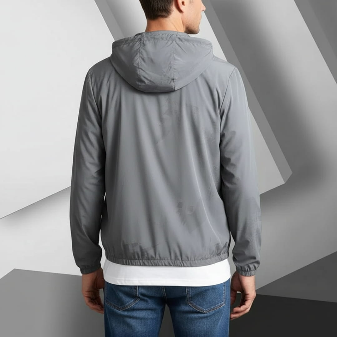 Arden Weatherproof Hooded Lightweight Jacket – Windproof Outdoor Utility Layer