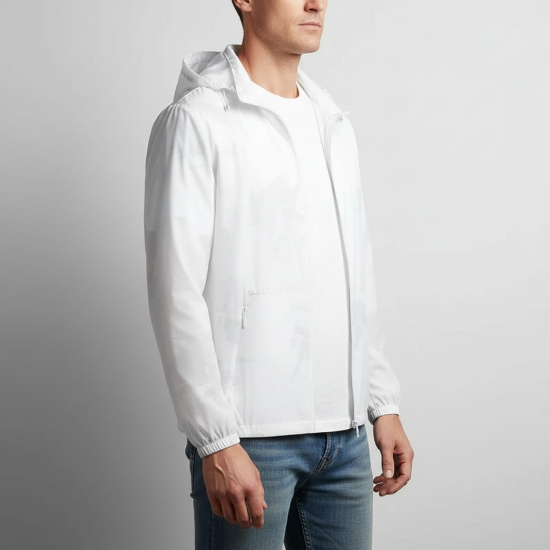 Arden Weatherproof Hooded Lightweight Jacket – Windproof Outdoor Utility Layer