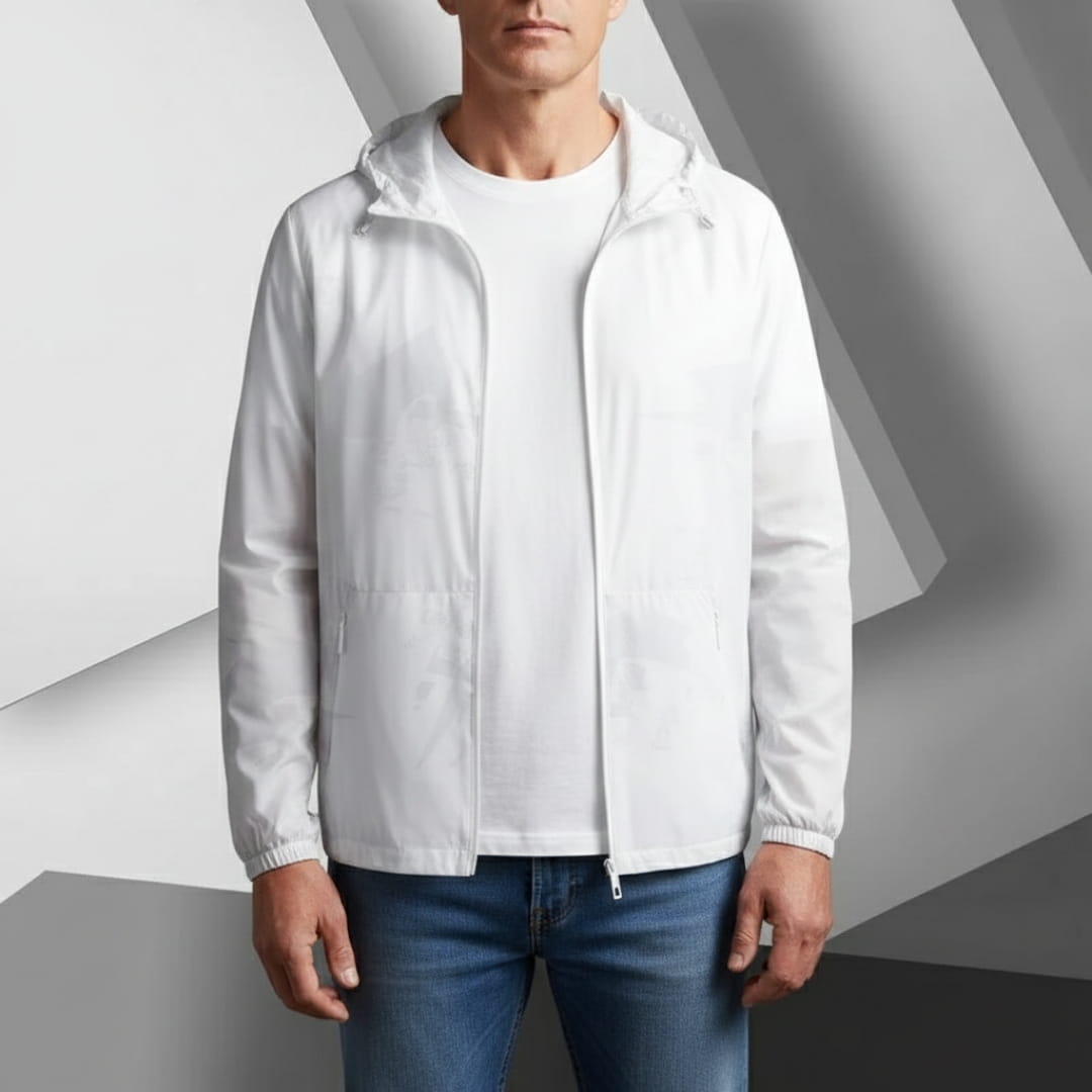 Arden Weatherproof Hooded Lightweight Jacket – Windproof Outdoor Utility Layer