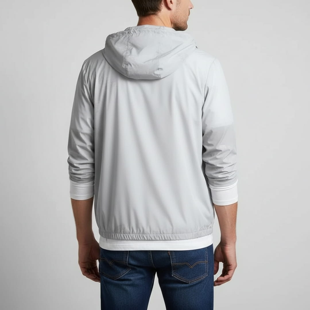 Arden Weatherproof Hooded Lightweight Jacket – Windproof Outdoor Utility Layer