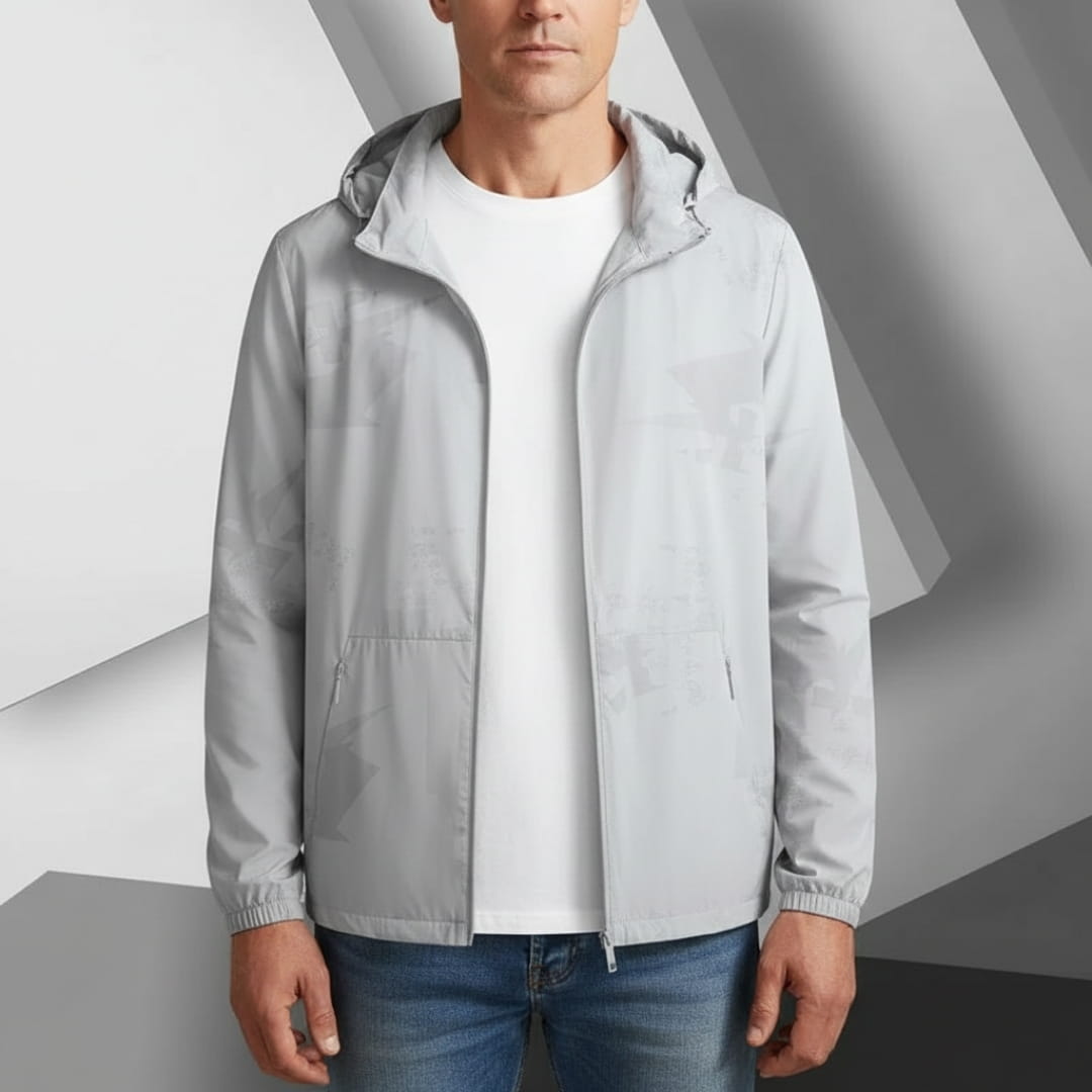 Arden Weatherproof Hooded Lightweight Jacket – Windproof Outdoor Utility Layer