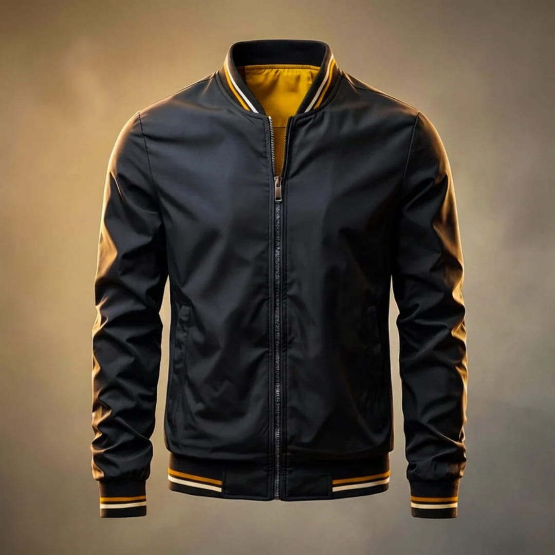 Andrew Nanosilk Ribbed Lightweight Jakcet - Zip Up Transitional Jacket