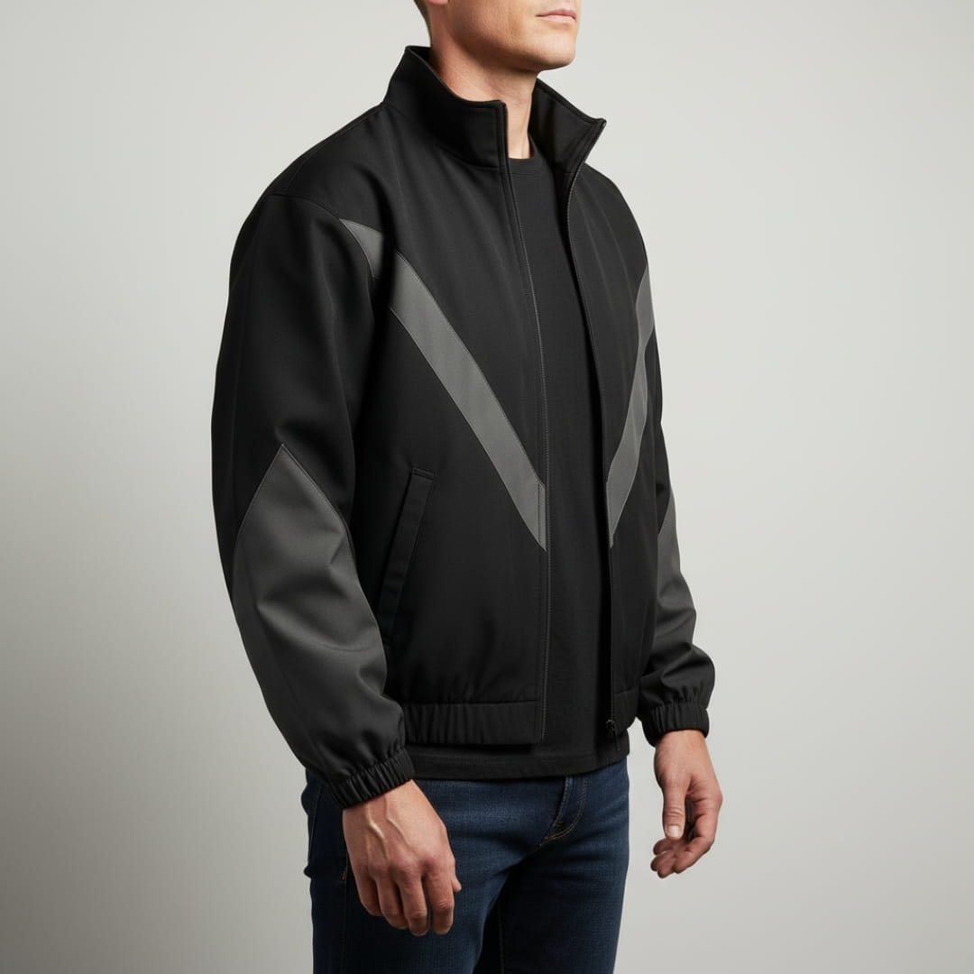 Liam Water Resistant Lightweight Jacket -Relaxed Fit Zip Up Windbreaker Outerwear