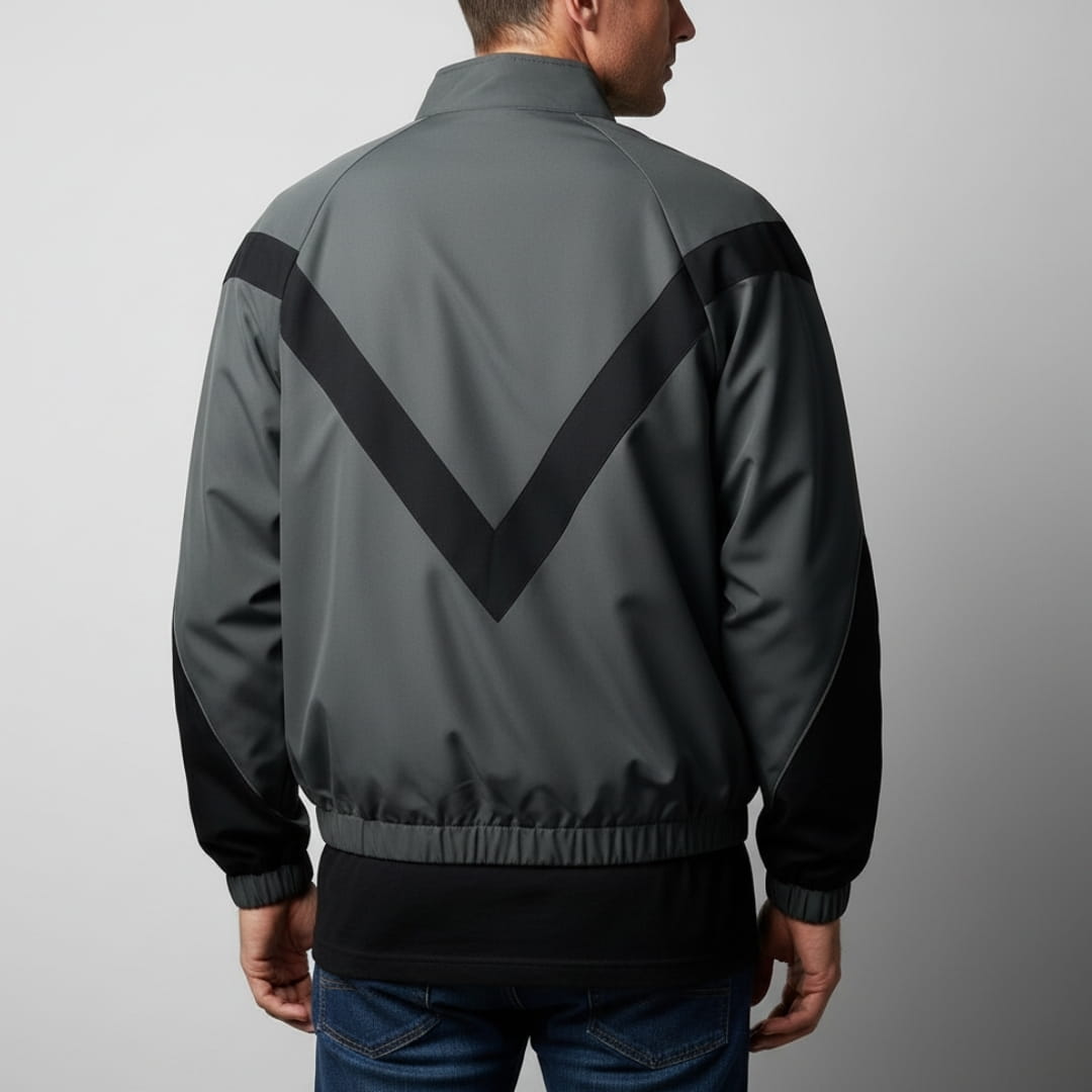 Liam Water Resistant Lightweight Jacket -Relaxed Fit Zip Up Windbreaker Outerwear
