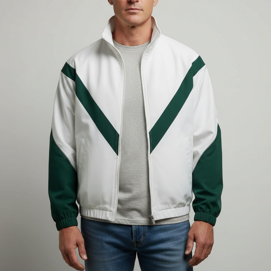 Liam Water Resistant Lightweight Jacket -Relaxed Fit Zip Up Windbreaker Outerwear