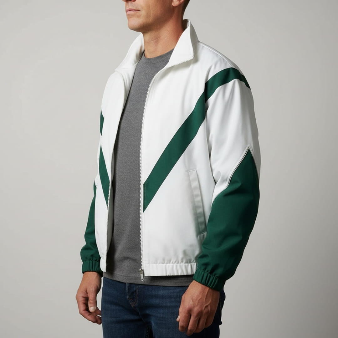 Liam Water Resistant Lightweight Jacket -Relaxed Fit Zip Up Windbreaker Outerwear