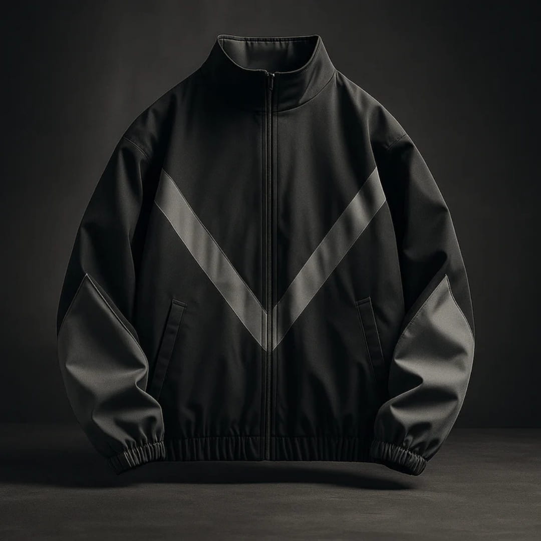Liam Water Resistant Lightweight Jacket -Relaxed Fit Zip Up Windbreaker Outerwear