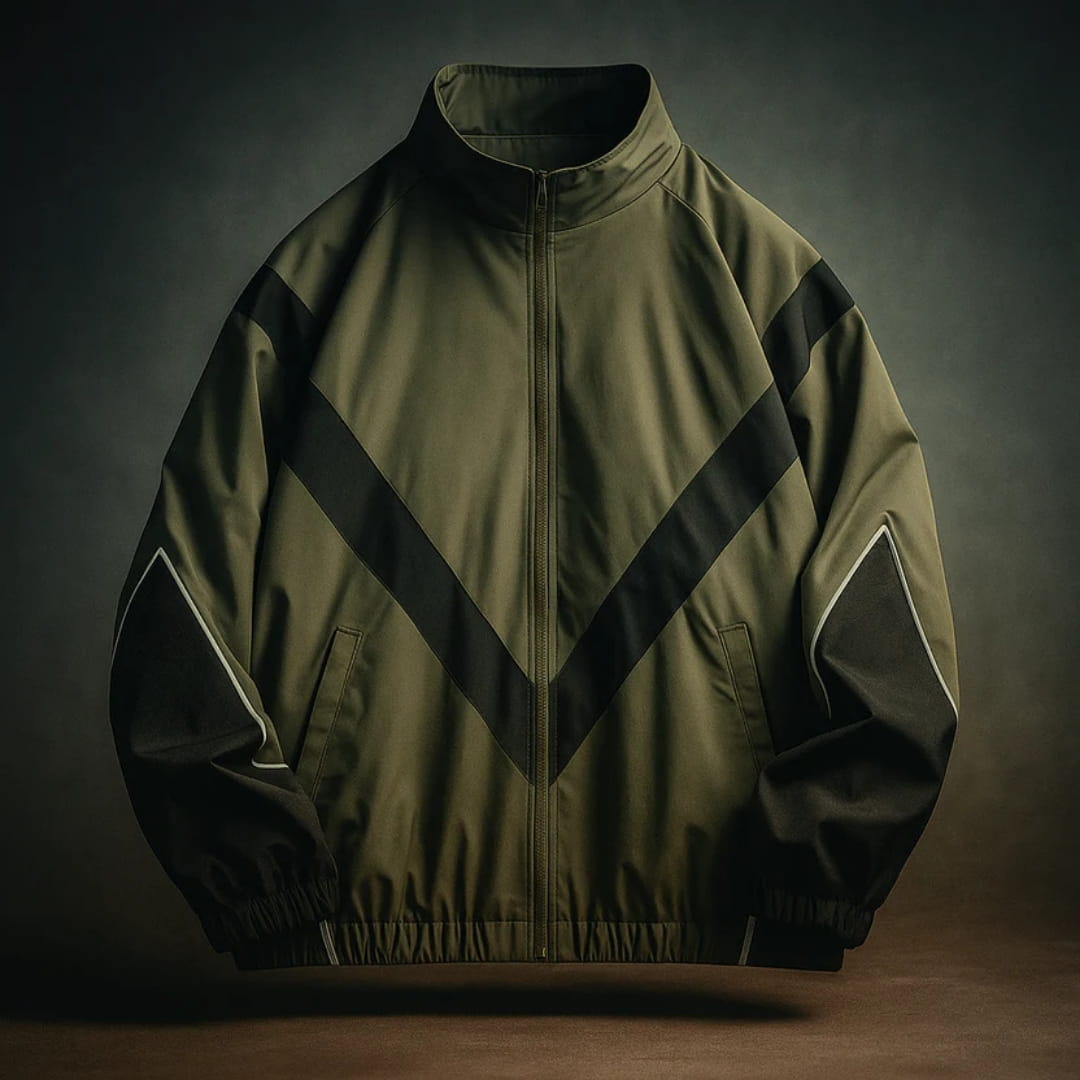 Liam Water Resistant Lightweight Jacket -Relaxed Fit Zip Up Windbreaker Outerwear