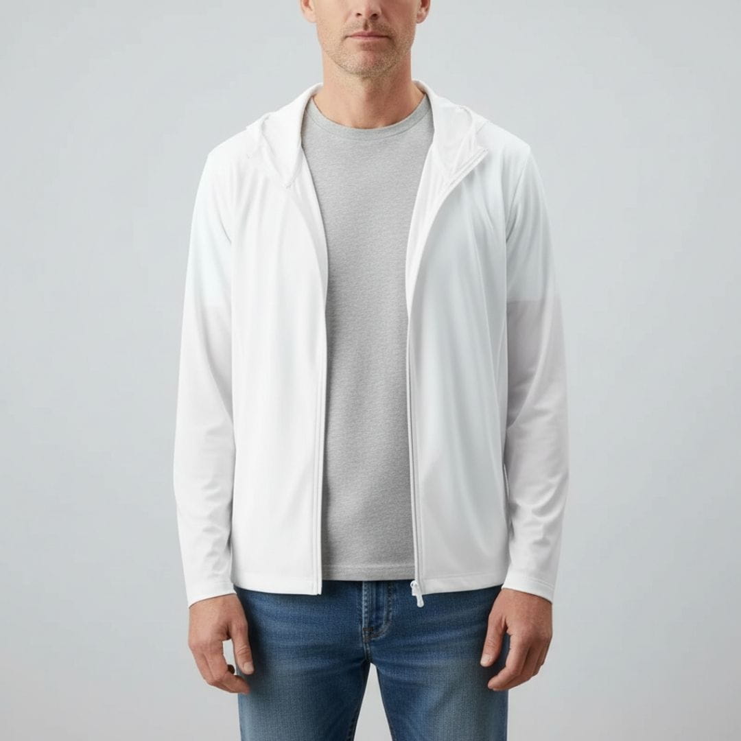 Henry  Sun Protection Lightweight Jacket – Breathable Zip Up UV Shield Layer
