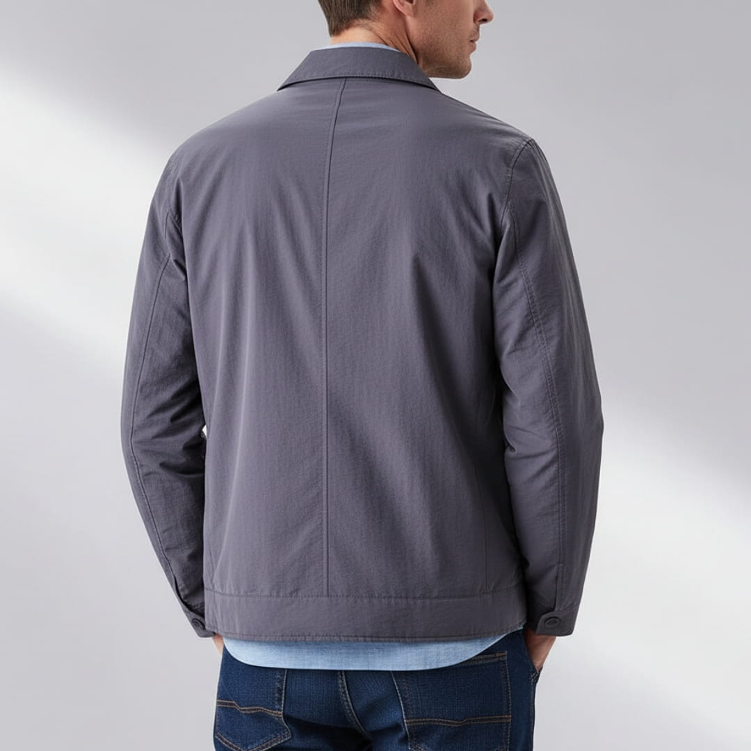 Alaric Windbreaker Lightweight Jacket –Nylon Water Resistant Outerwear
