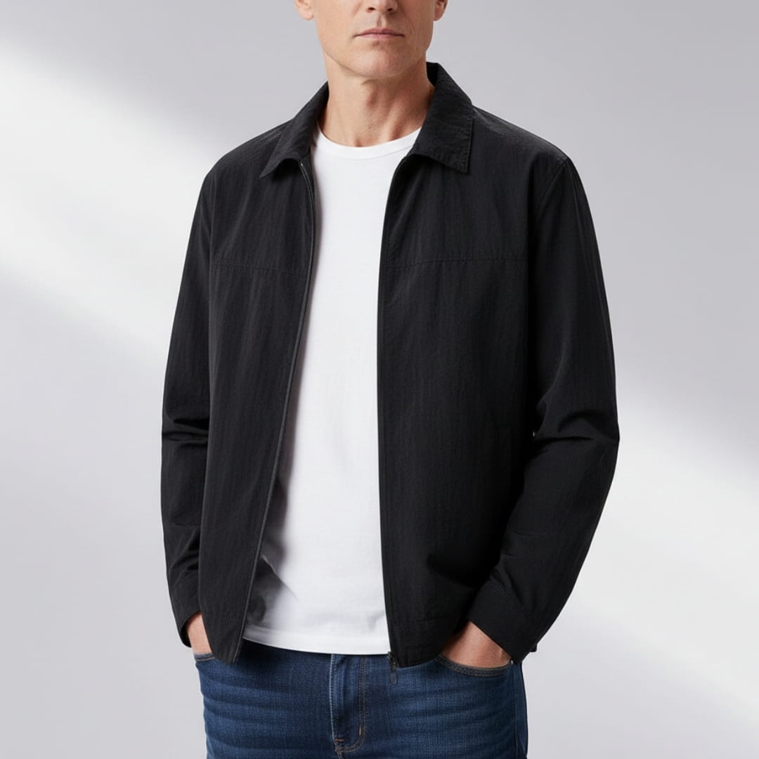 Alaric Windbreaker Lightweight Jacket –Nylon Water Resistant Outerwear