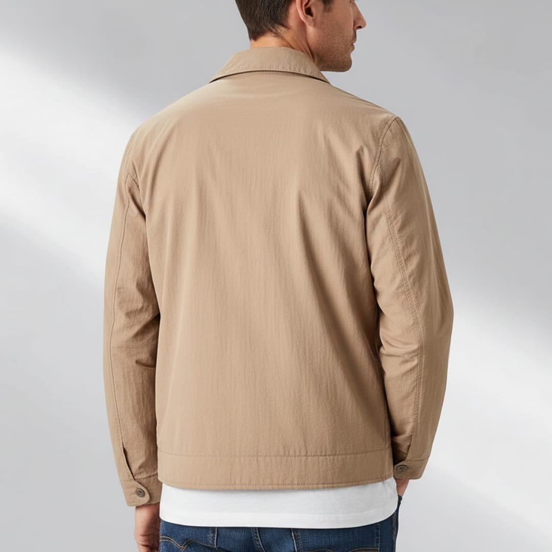 Alaric Windbreaker Lightweight Jacket –Nylon Water Resistant Outerwear