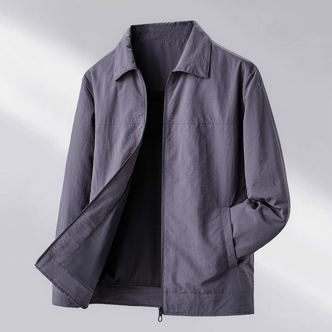 Alaric Windbreaker Lightweight Jacket –Nylon Water Resistant Outerwear