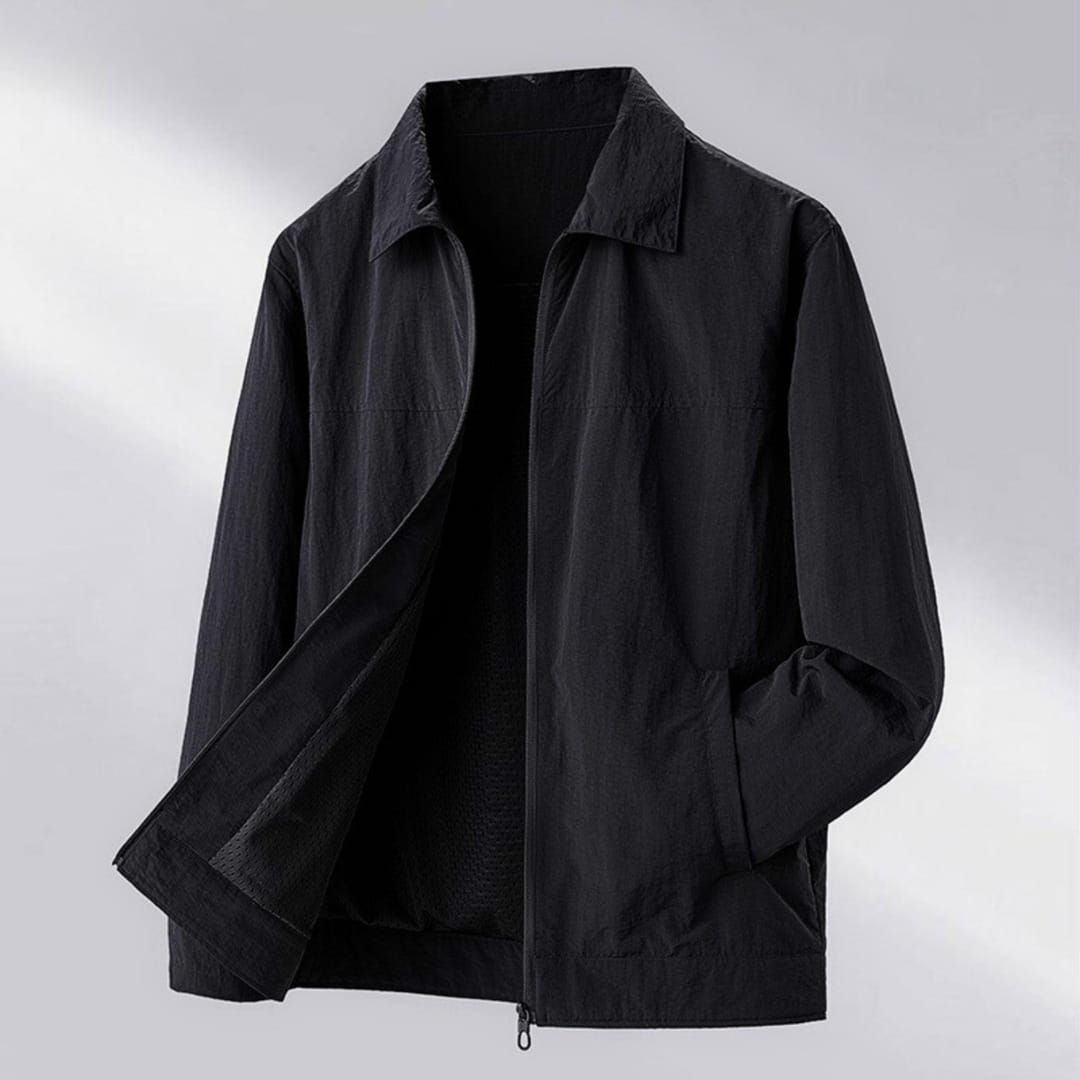 Alaric Windbreaker Lightweight Jacket –Nylon Water Resistant Outerwear