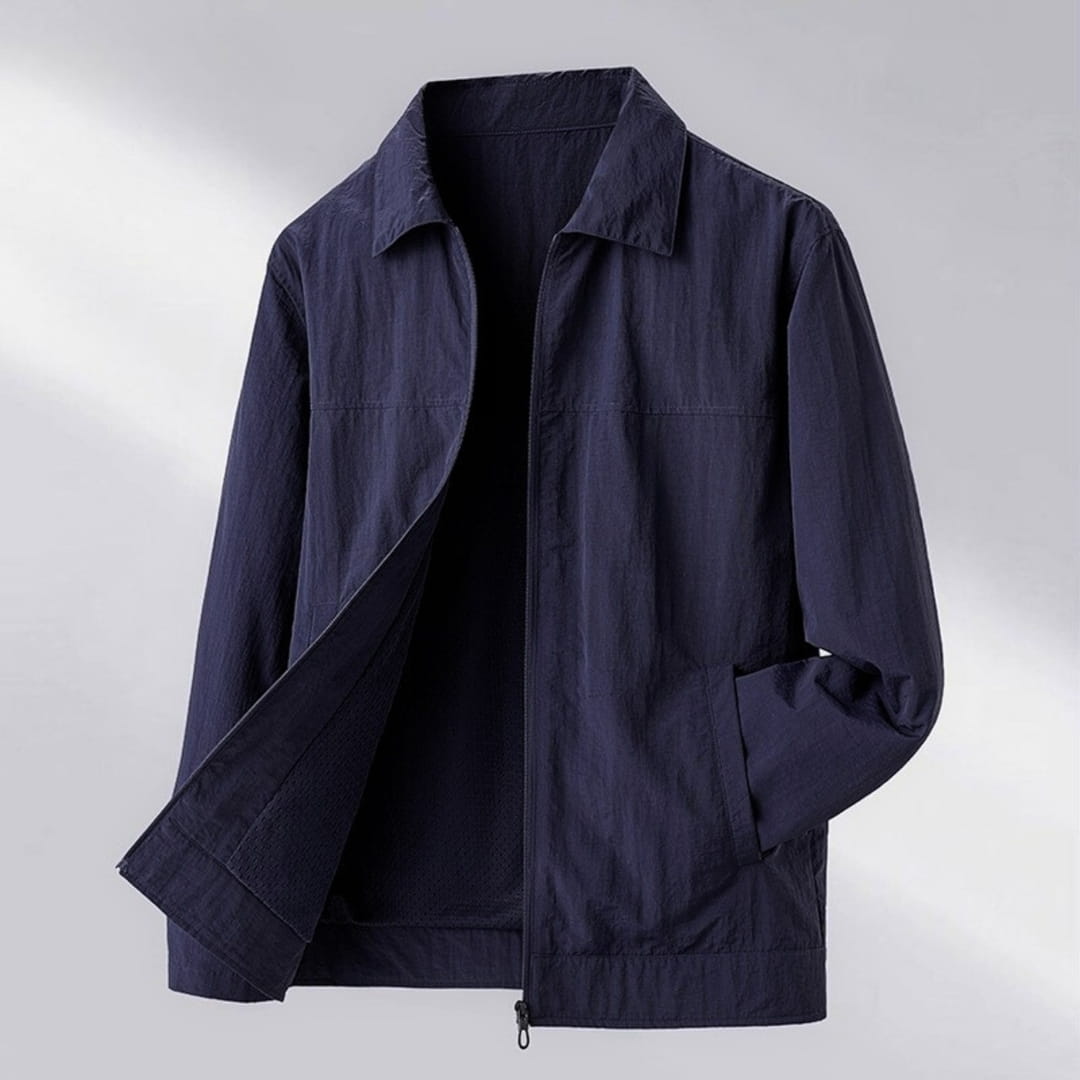 Alaric Windbreaker Lightweight Jacket –Nylon Water Resistant Outerwear