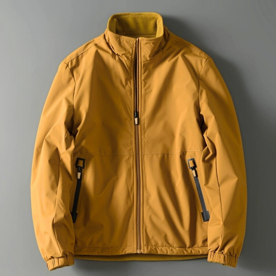 Dorian Lightweight Jacket – High Neck Wind & Water Resistant Outerwear