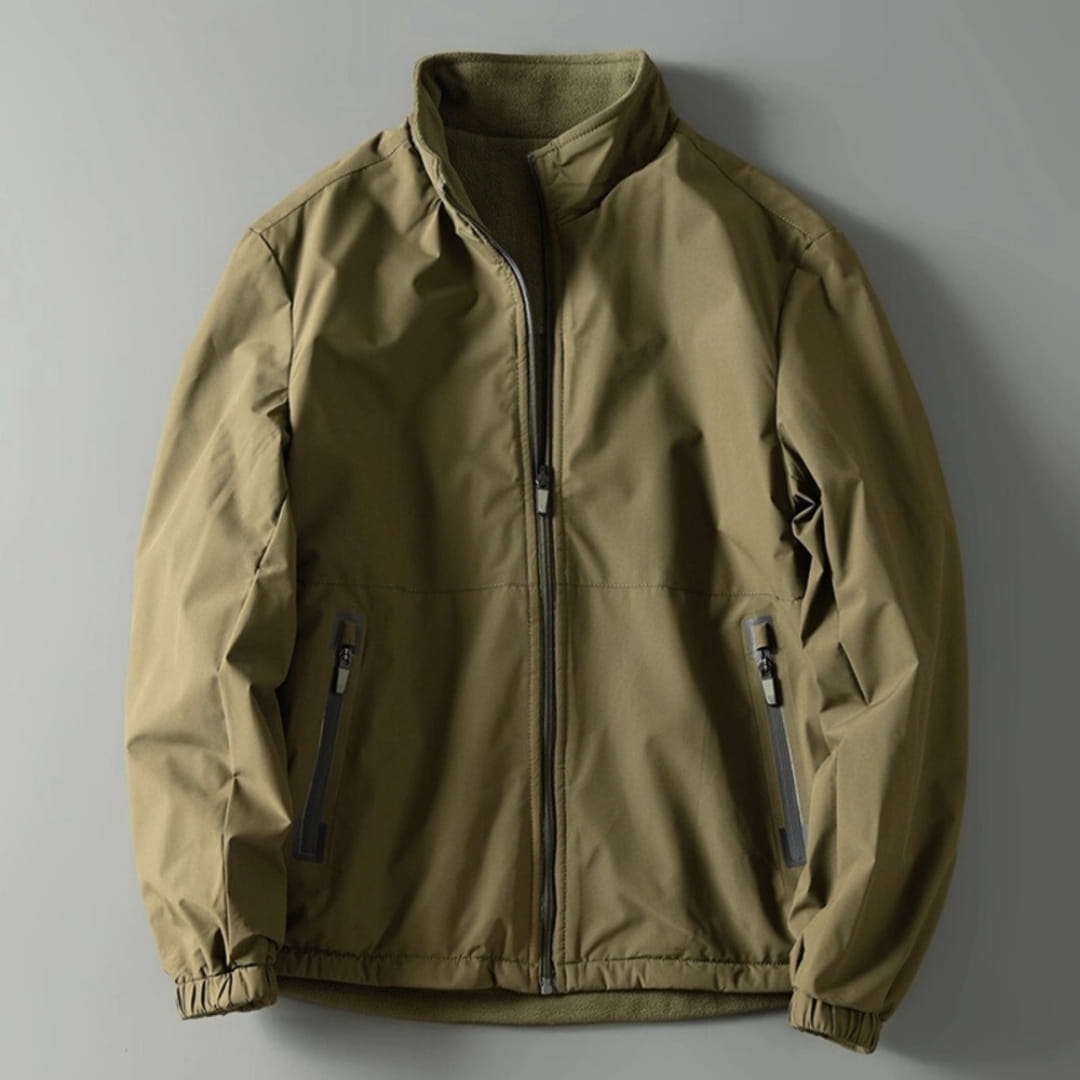 Dorian Lightweight Jacket – High Neck Wind & Water Resistant Outerwear