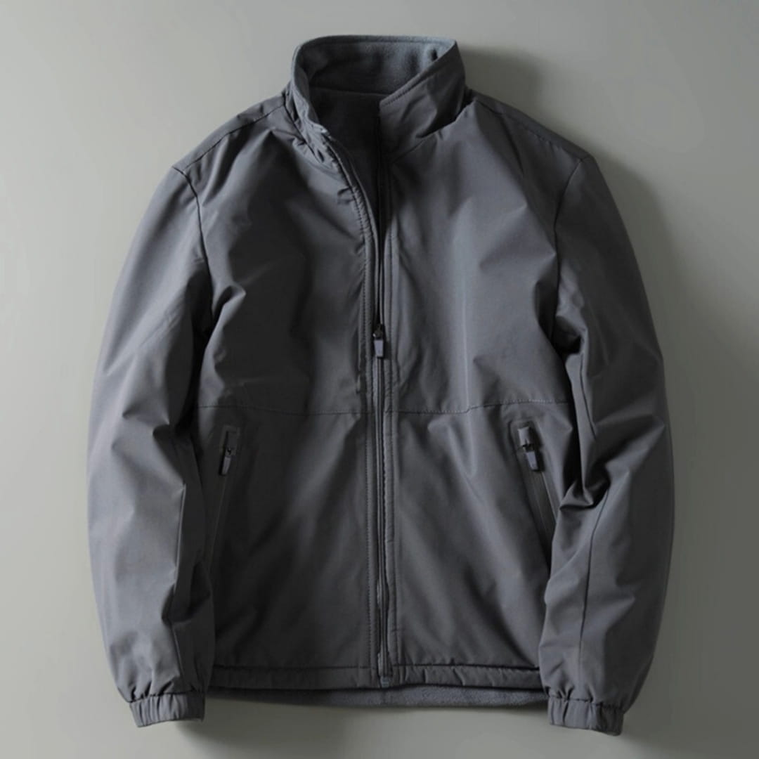 Dorian Lightweight Jacket – High Neck Wind & Water Resistant Outerwear