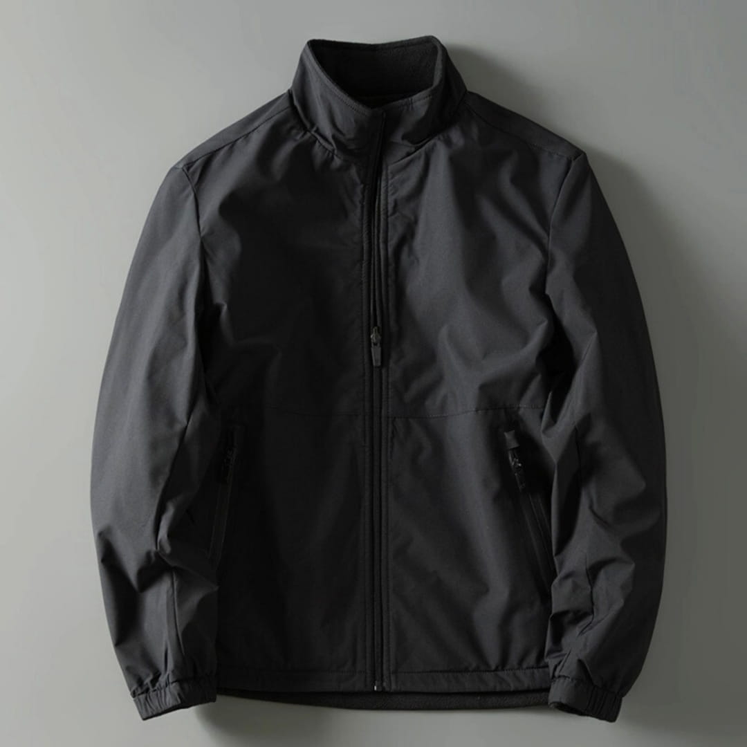 Dorian Lightweight Jacket – High Neck Wind & Water Resistant Outerwear