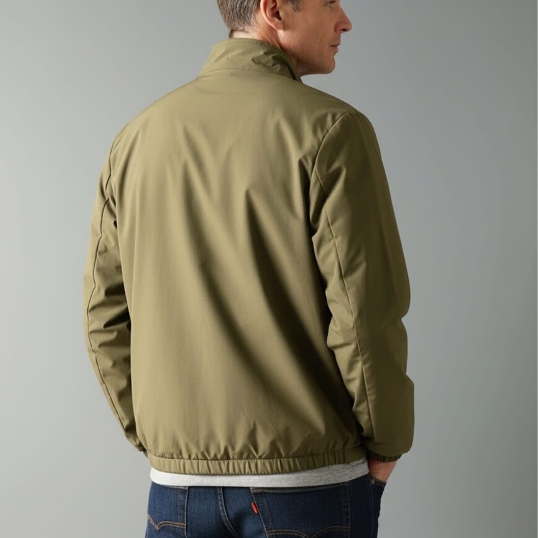 Dorian Lightweight Jacket – High Neck Wind & Water Resistant Outerwear