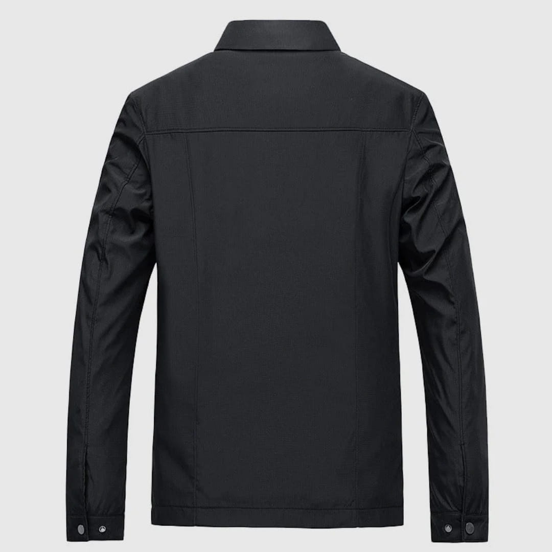 Rowan Lightweight Twill Jacket – Breathable Structured Smart Casual Outerwear