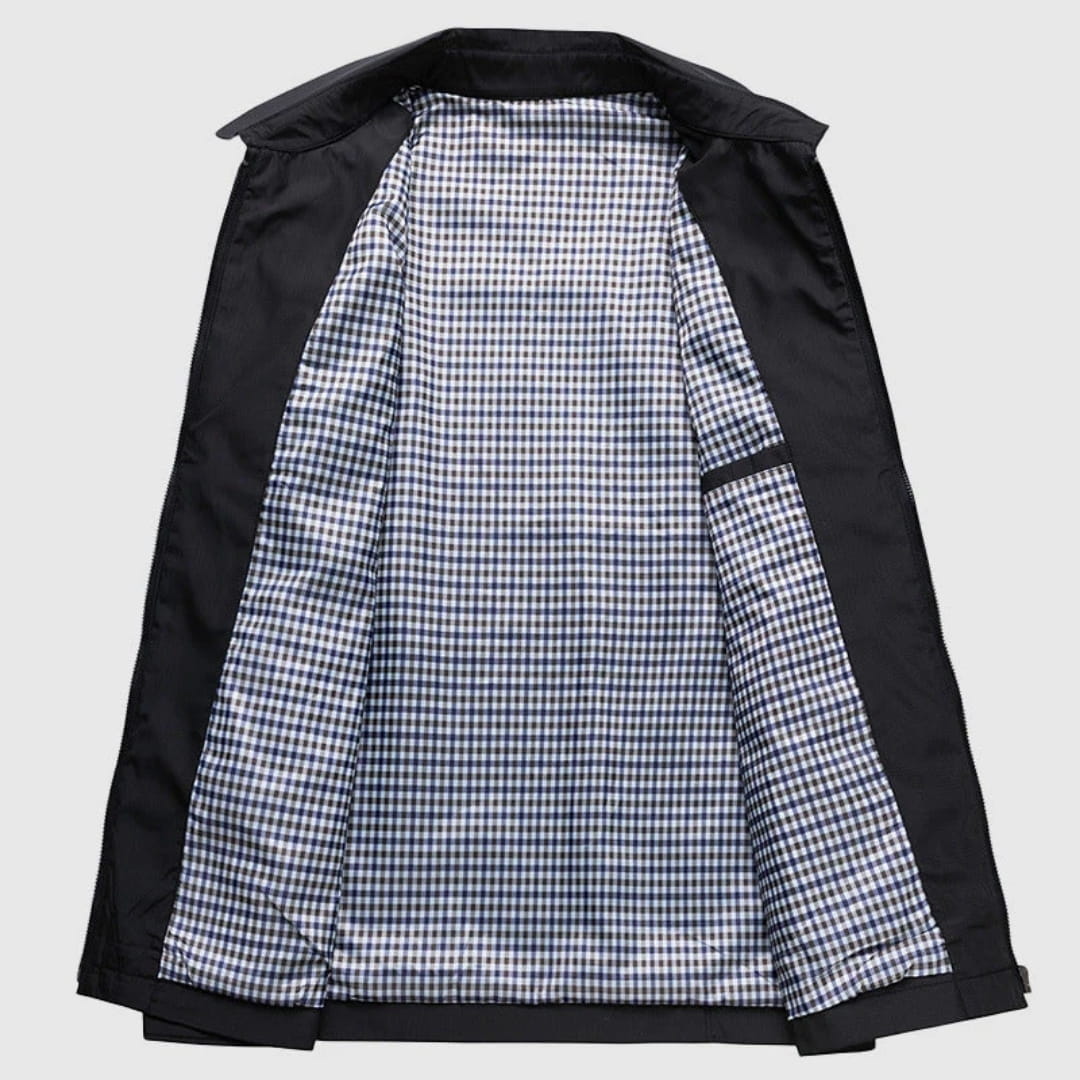 Rowan Lightweight Twill Jacket – Breathable Structured Smart Casual Outerwear