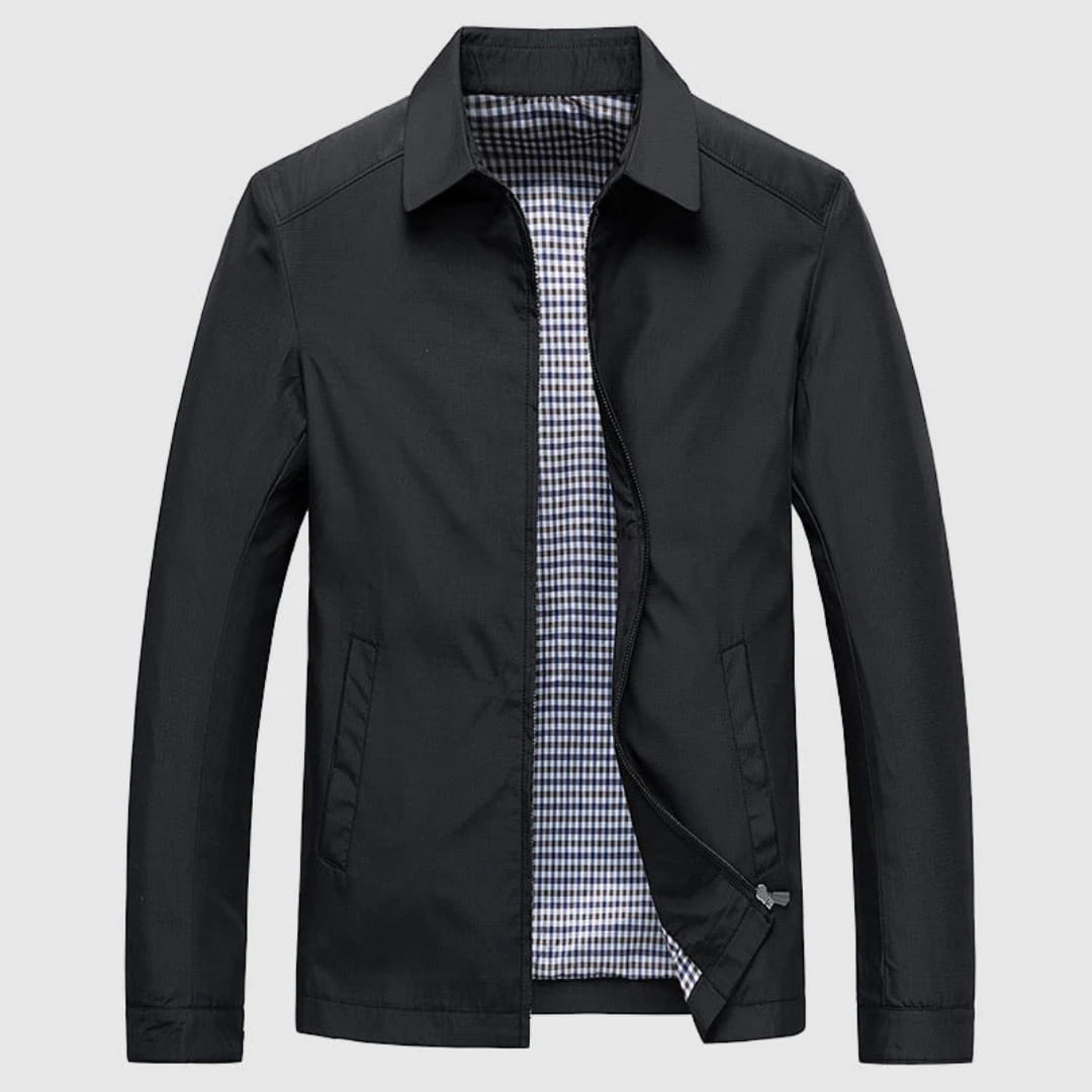 Rowan Lightweight Twill Jacket – Breathable Structured Smart Casual Outerwear
