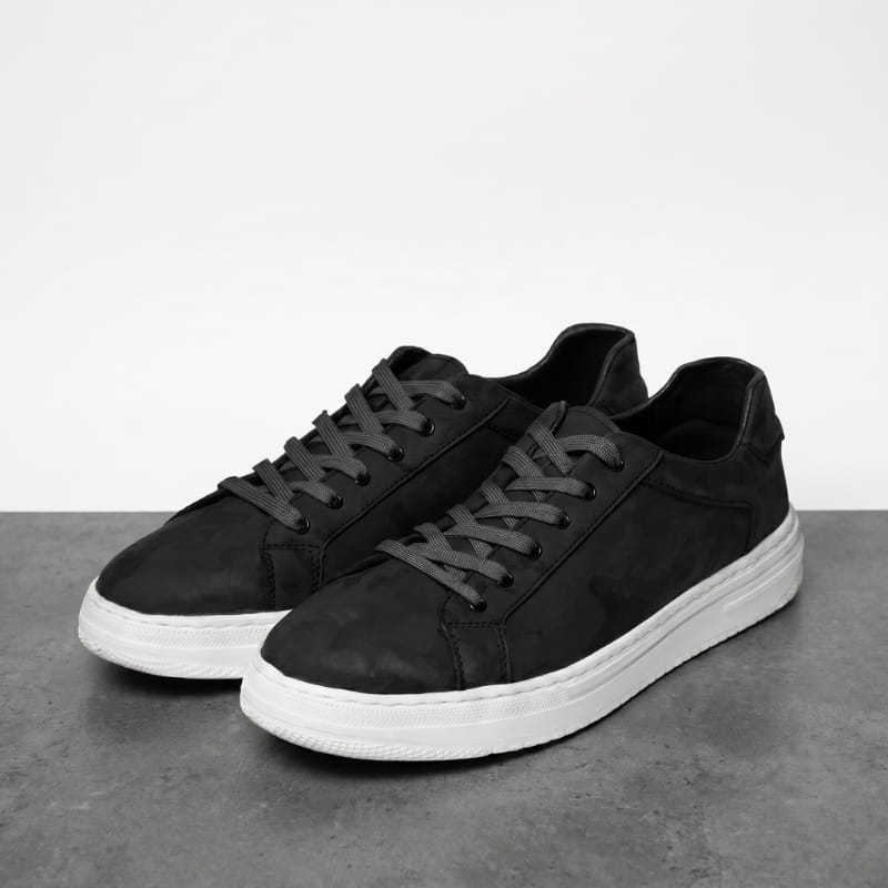 Olivier Cowhide Leather Classic Trainers – Clean-Lined Casual Shoes