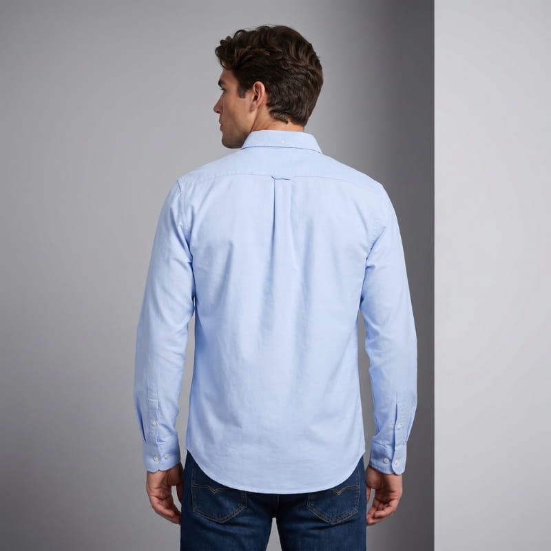 Connor Linen Long Sleeve Shirt – Tailored Breathable Striped-Placket Everyday Apparel