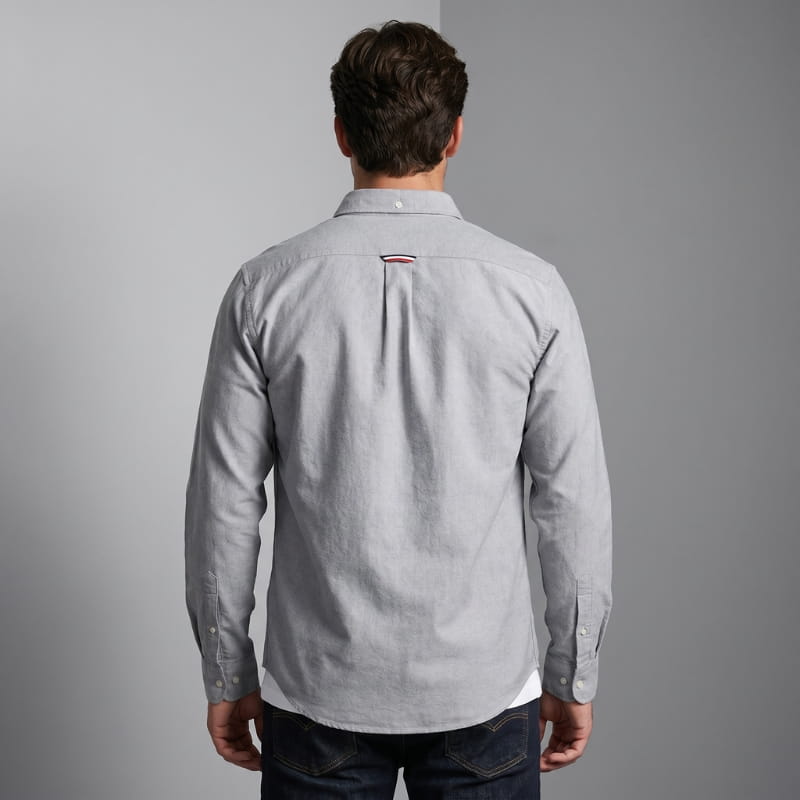 Connor Linen Long Sleeve Shirt – Tailored Breathable Striped-Placket Everyday Apparel