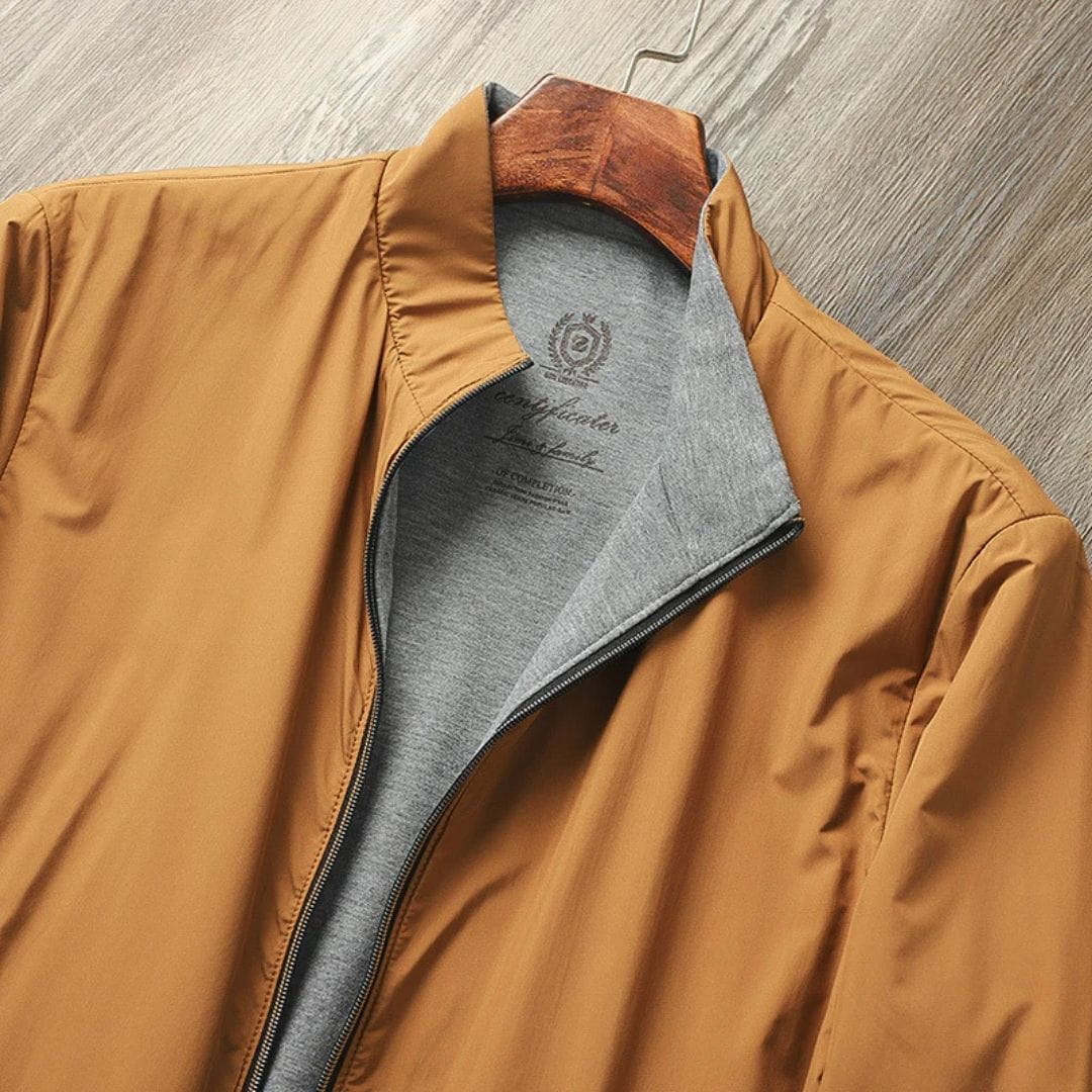 Sebastian Reversible Lightweight Jacket – Water Resistant Fleece Layer Thermal Jacket