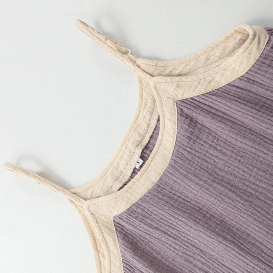 Isolde Pure Cotton Patchwork Sundress – Lightweight Casual Summer Dress