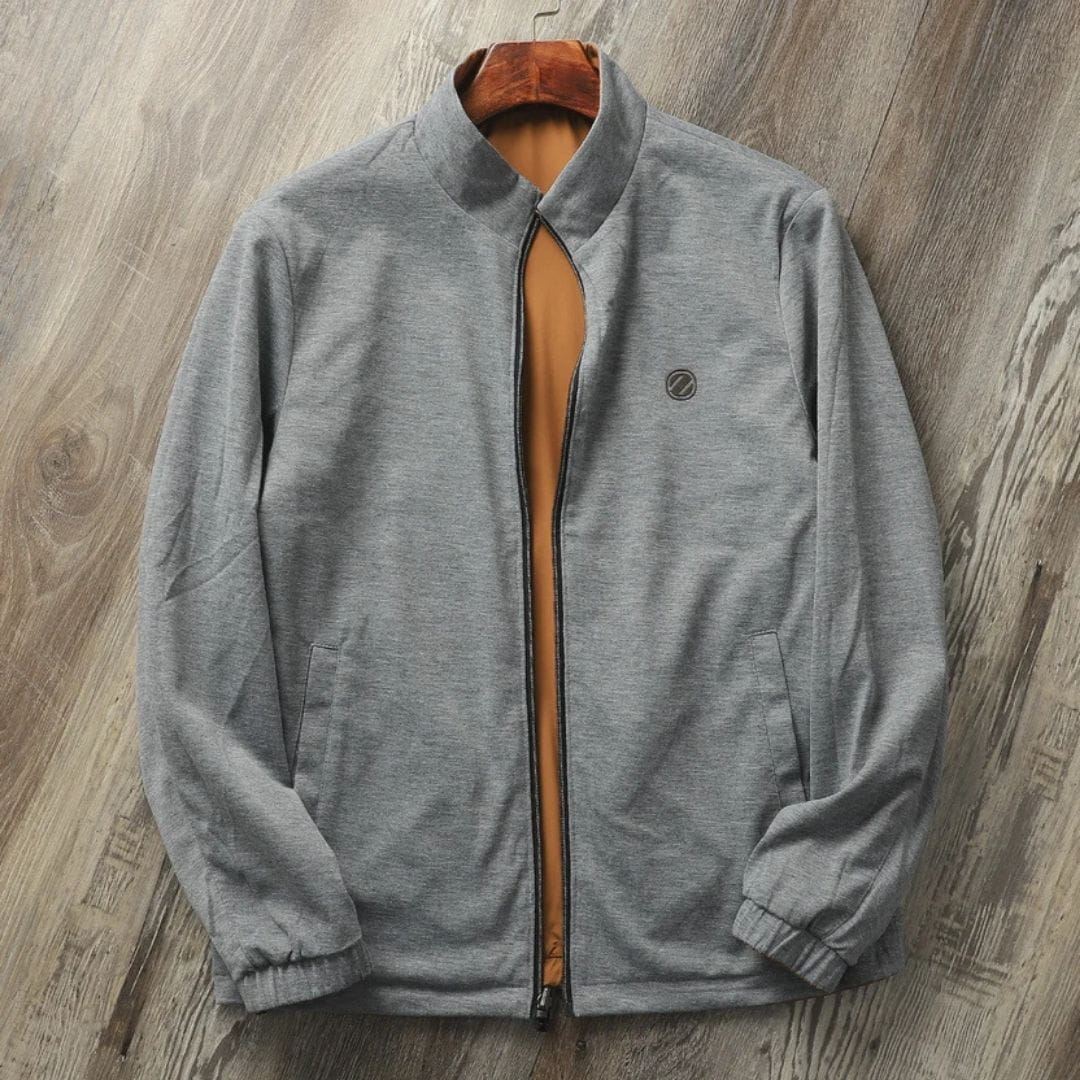 Sebastian Reversible Lightweight Jacket – Water Resistant Fleece Layer Thermal Jacket