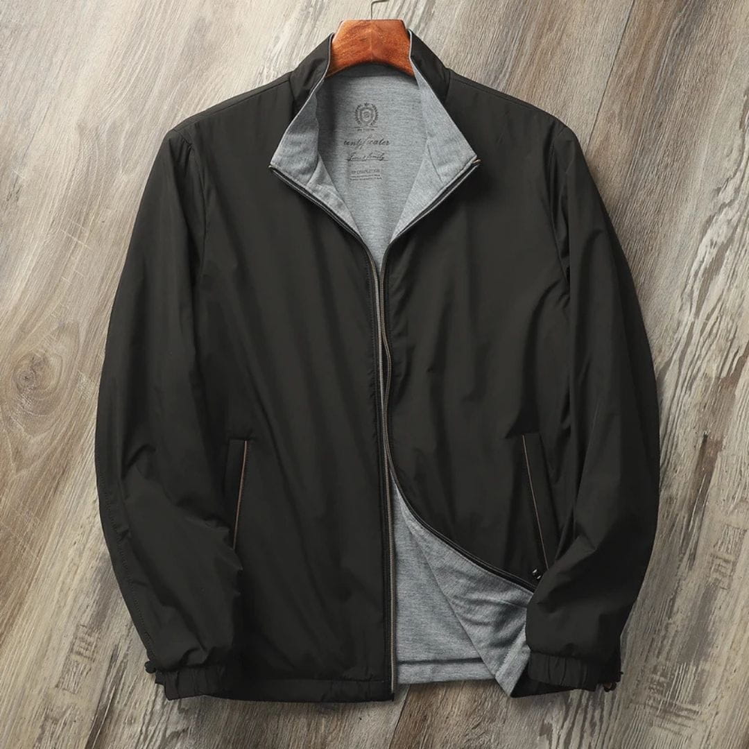 Sebastian Reversible Lightweight Jacket – Water Resistant Fleece Layer Thermal Jacket
