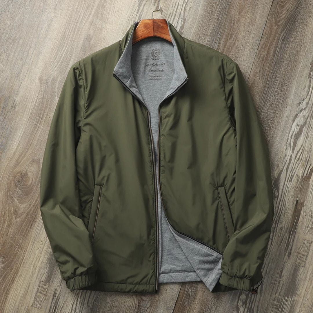 Sebastian Reversible Lightweight Jacket – Water Resistant Fleece Layer Thermal Jacket