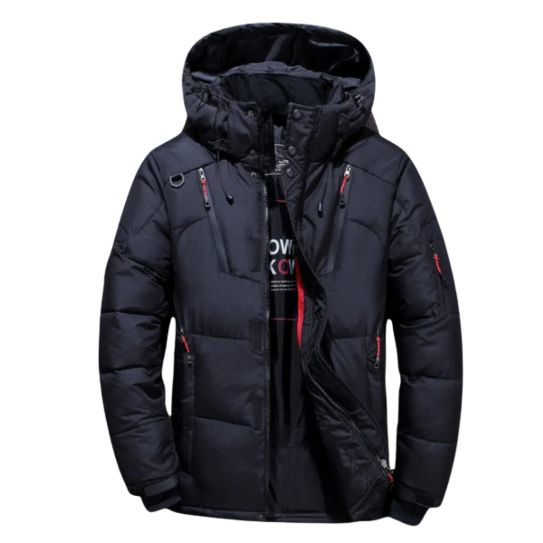 Nick Men’s Winter Jacket – Goose Down Insulated & Water-Resistant Design